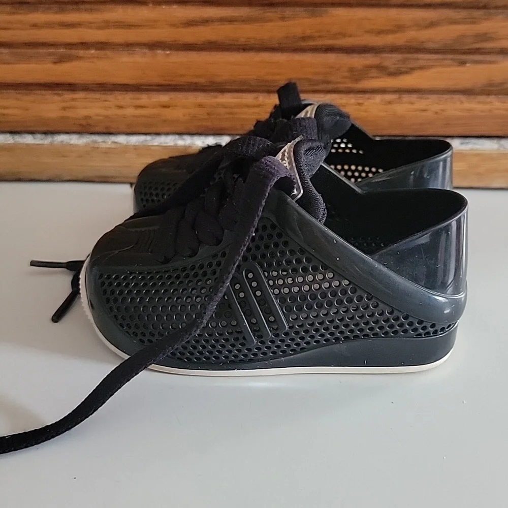 MINI MELISSA BABY SHOES COMFY BLACK SIZE 5 TODDLER